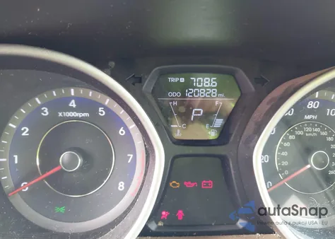 2012 Hyundai Elantra Gls (Ulsan Plant) z USA, uszkodzony, nr VIN KMHDH4AE3CU389026